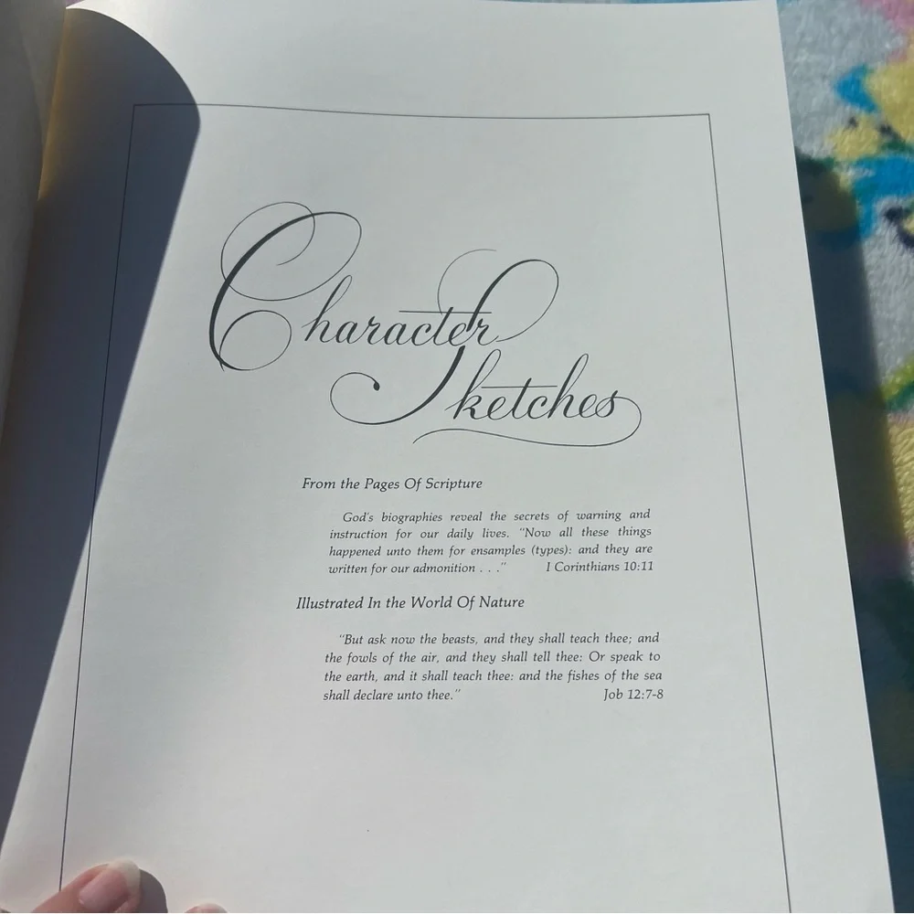 Vintage Character Sketches from the Pages of Scripture Nature Illustrated - Picture 5 of 7